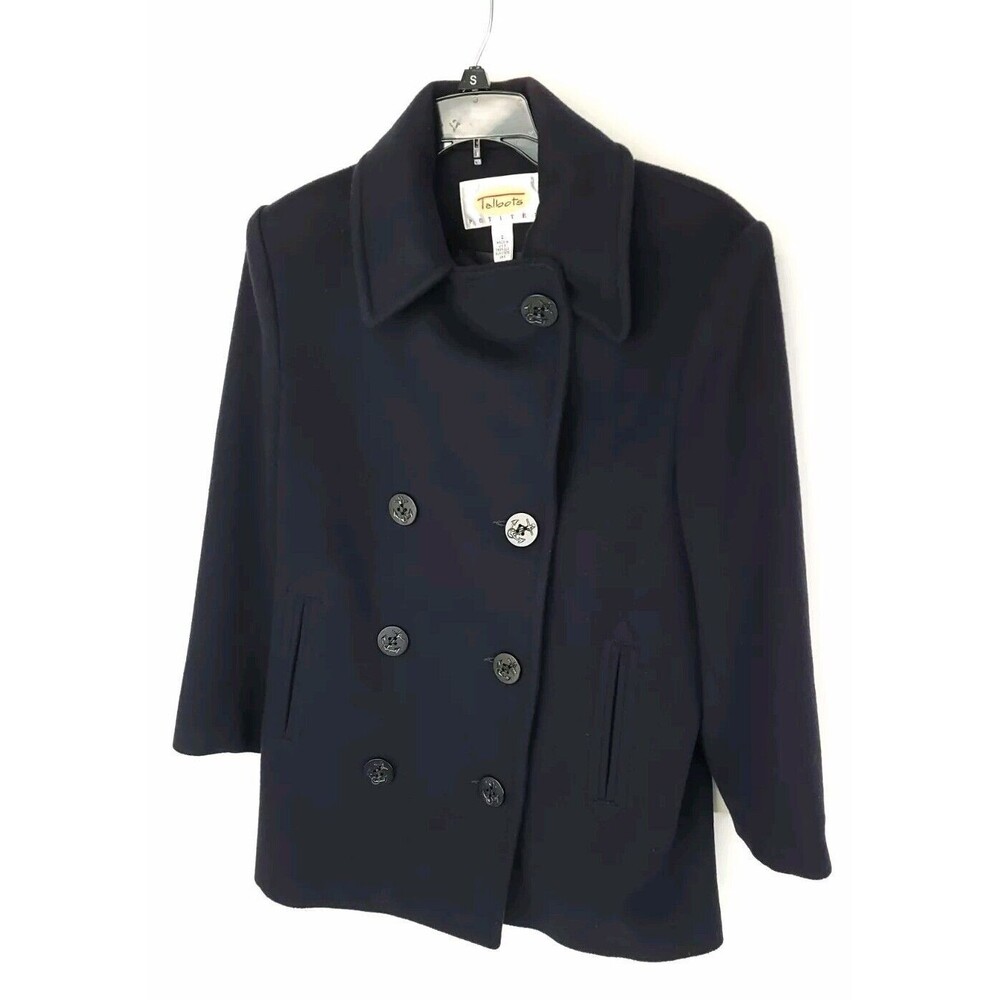 Talbots Navy Pea Coat